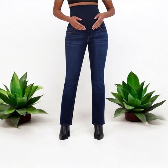 SAVI PARKER Womens Maternity Jeans Over The Belly See Size Chart M 27" Inseam - Picture 6 of 10